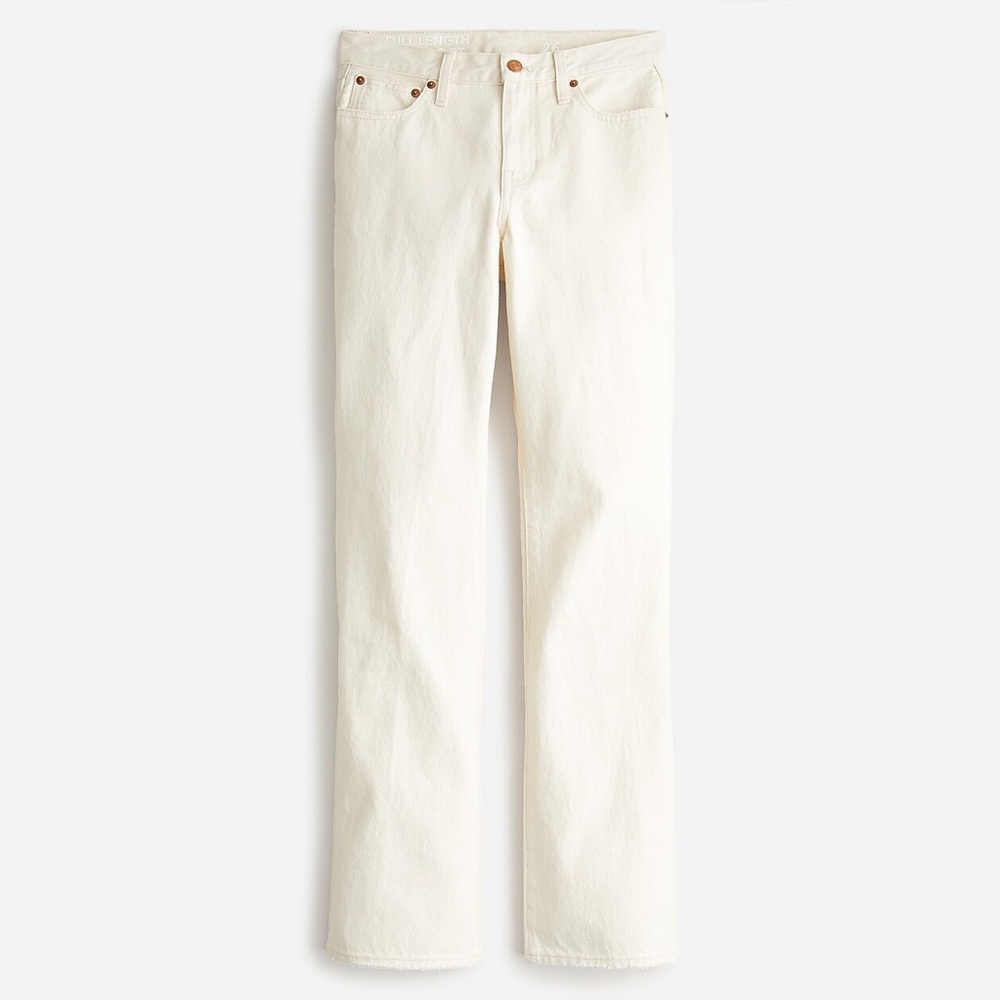J. Crew Women's Boot Cut Jeans - Cream